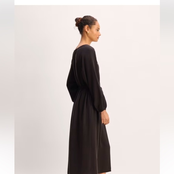 NWT Everlane Maxi Dress Black XS - Picture 3 of 13